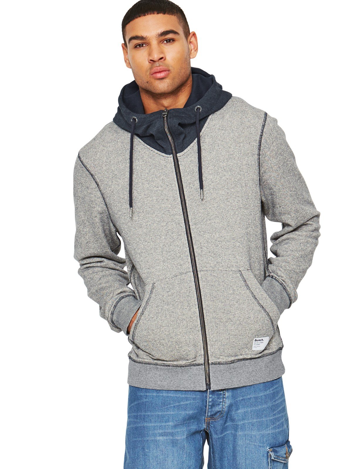 Bench Cowl Neck Mens Hoody in Blue for Men (total_eclipse) | Lyst