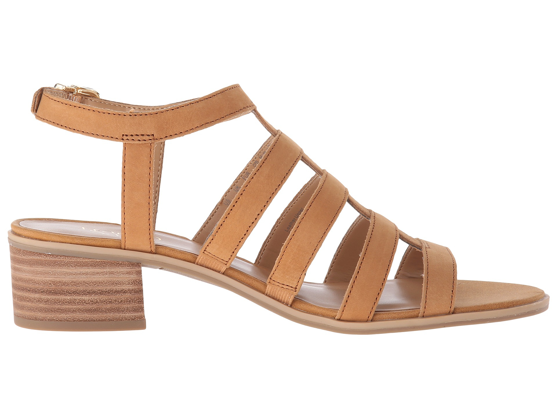 gladiator heels brown