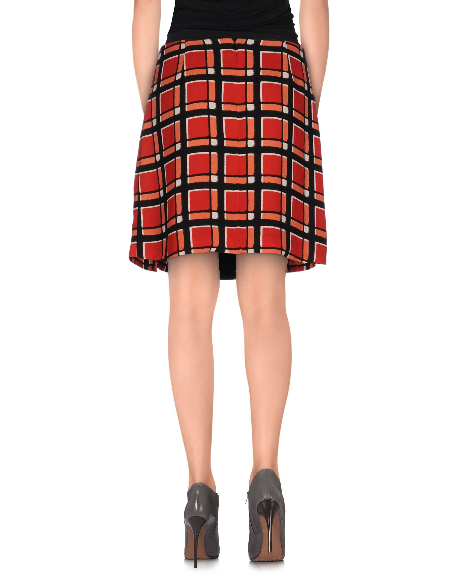 Lyst - Marc By Marc Jacobs Knee Length Skirt in Red