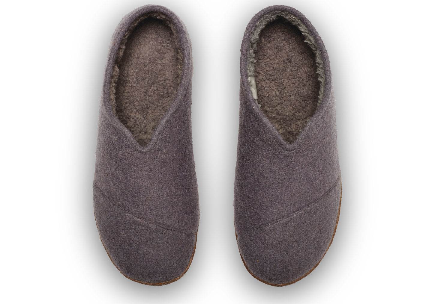 TOMS Charcoal Wool Men's Slippers in Grey for Men Lyst