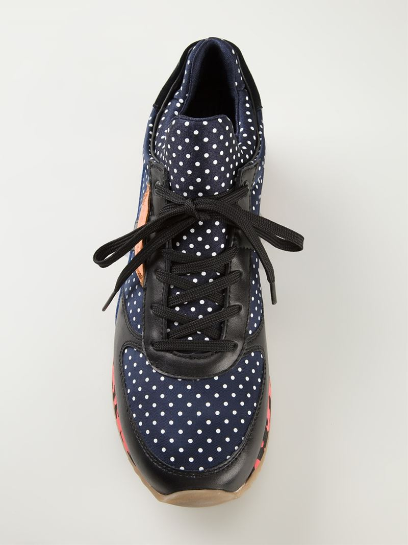 polka dot tennis shoes