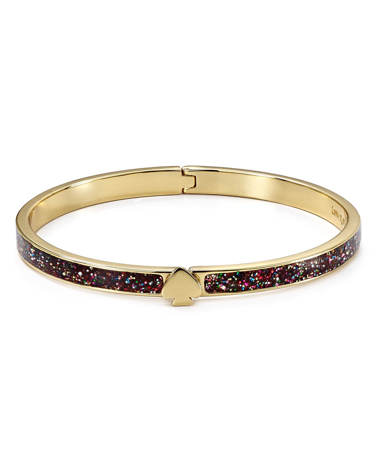 Kate spade Glitter Hinge Bangle in Gold (Multi) Lyst