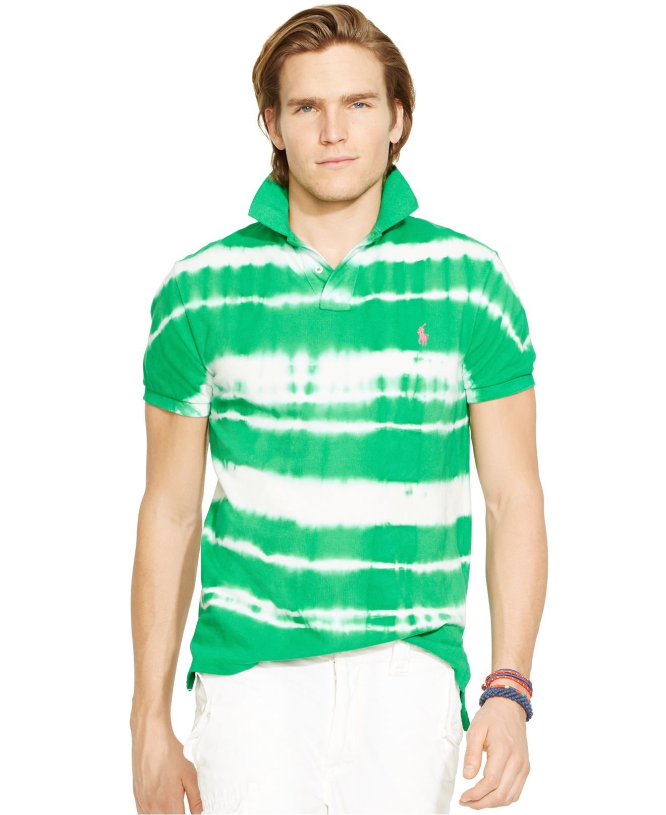 tie dye polo shirts mens