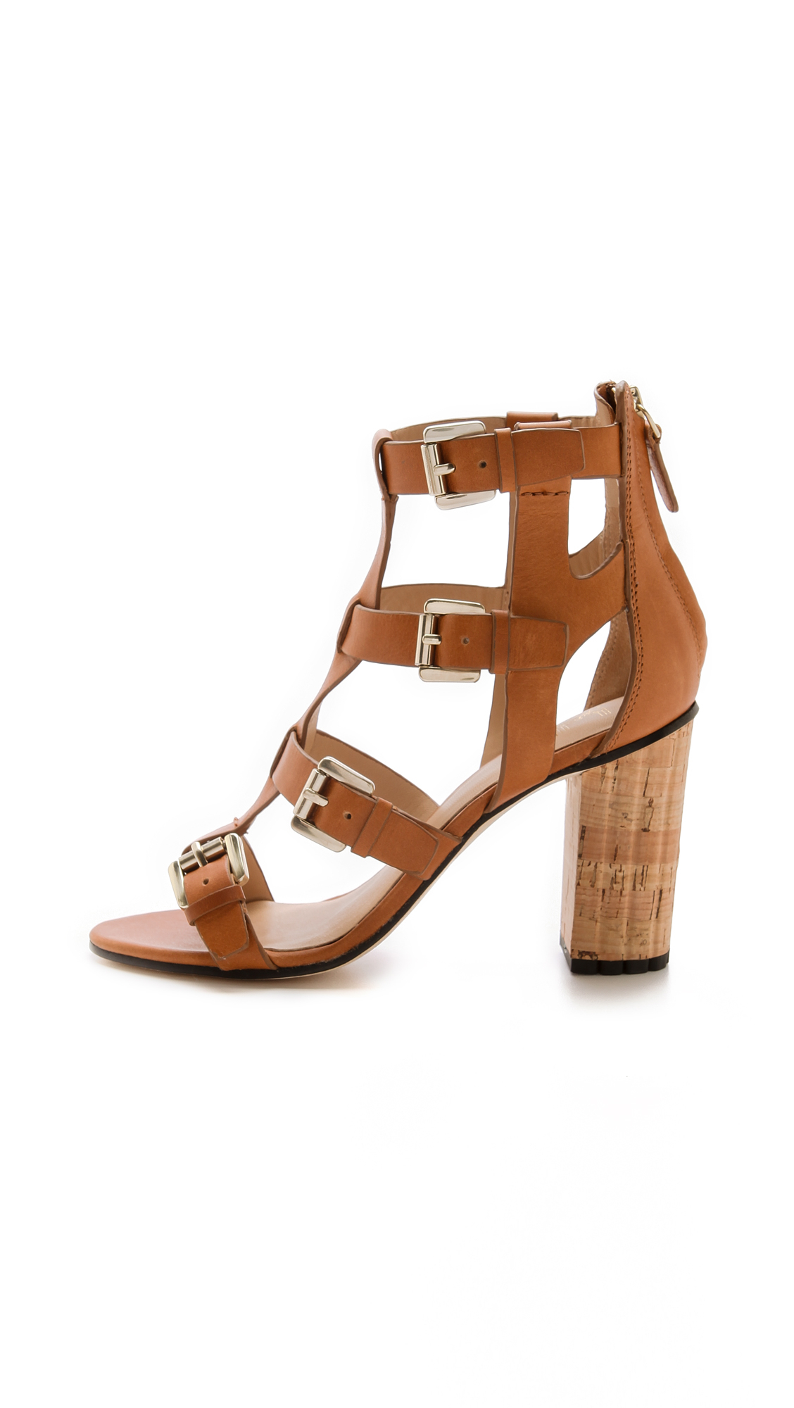Lyst - Belle By Sigerson Morrison Fuller Gladiator Sandals in Brown