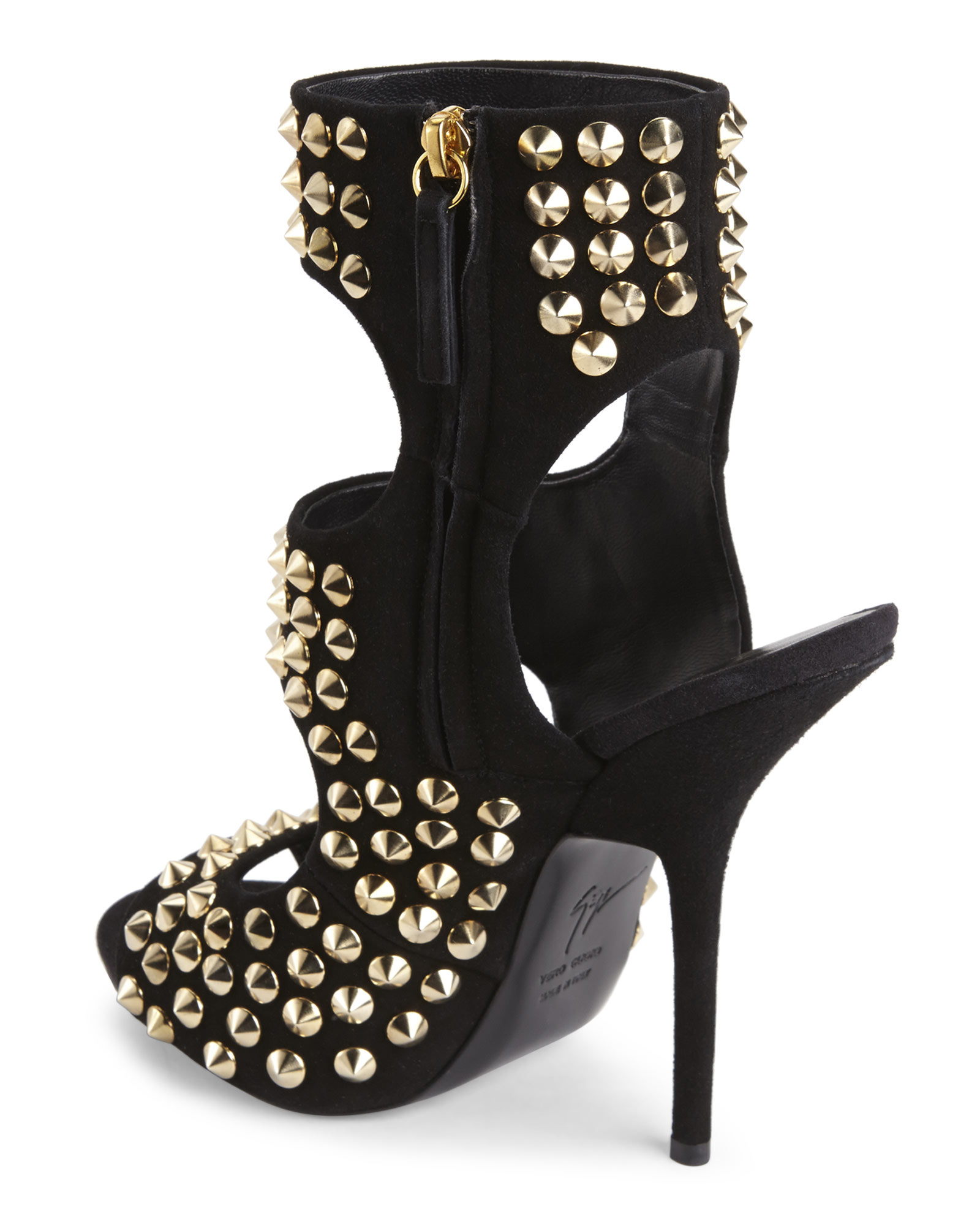 Giuseppe Zanotti Giuseppe Zanotti Design Black &amp; Gold