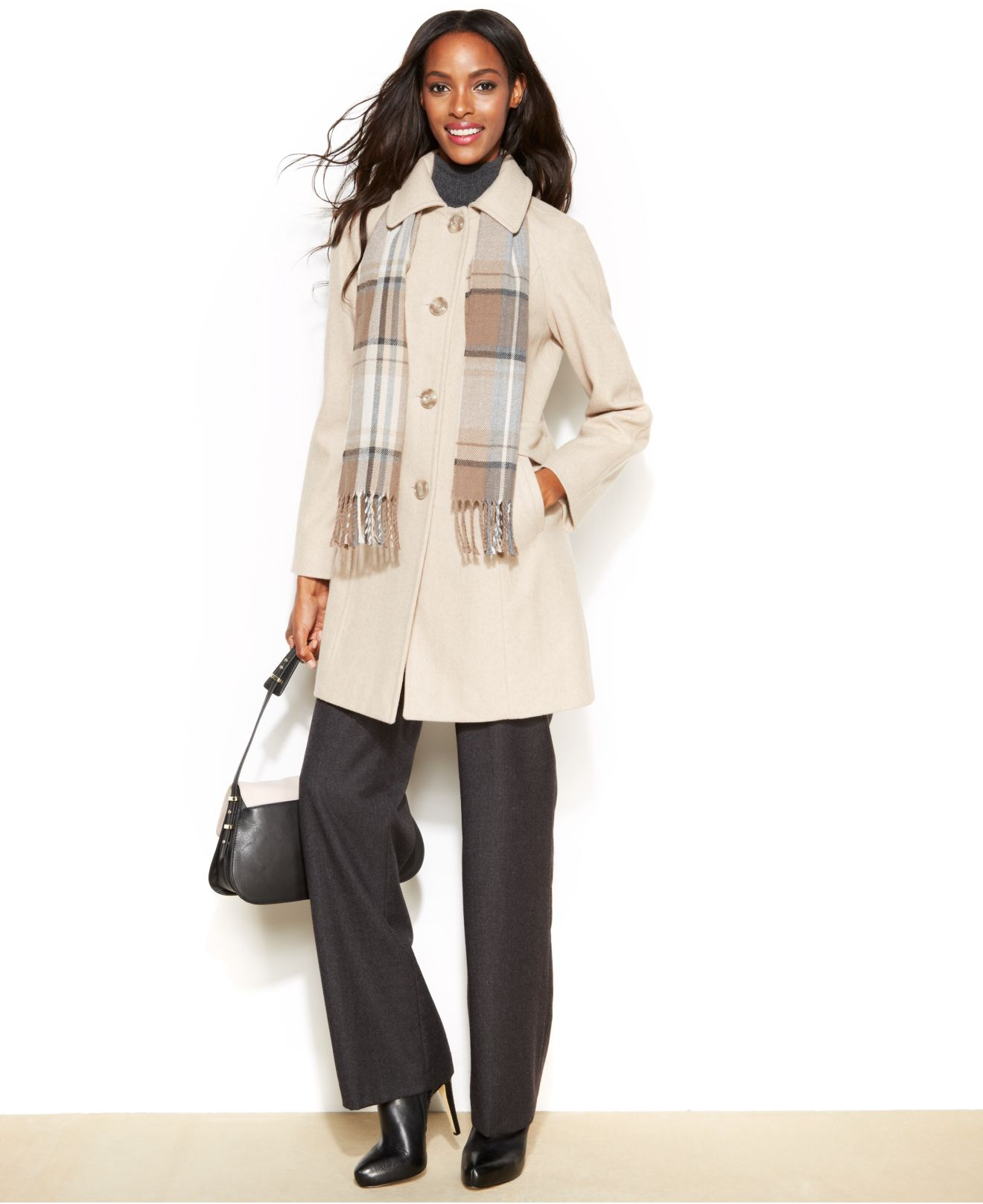 london fog petite peacoat