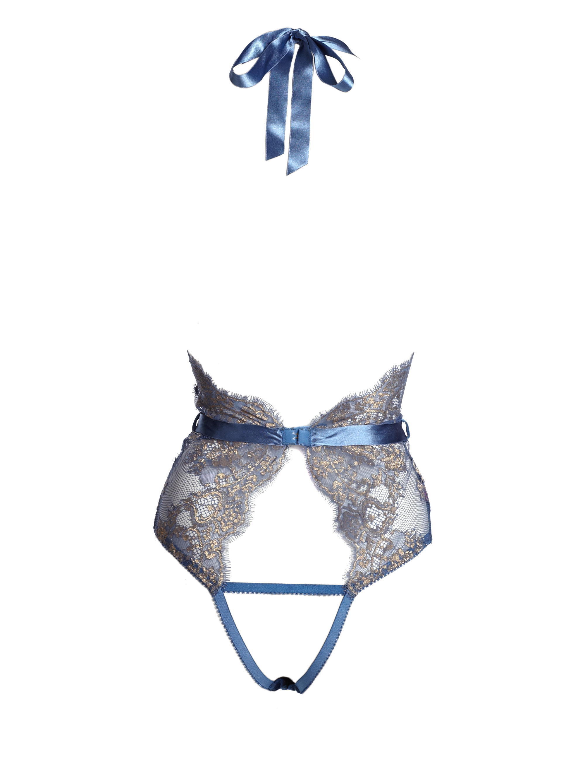 L'agent by agent provocateur Iana Lace Playsuit in Blue | Lyst