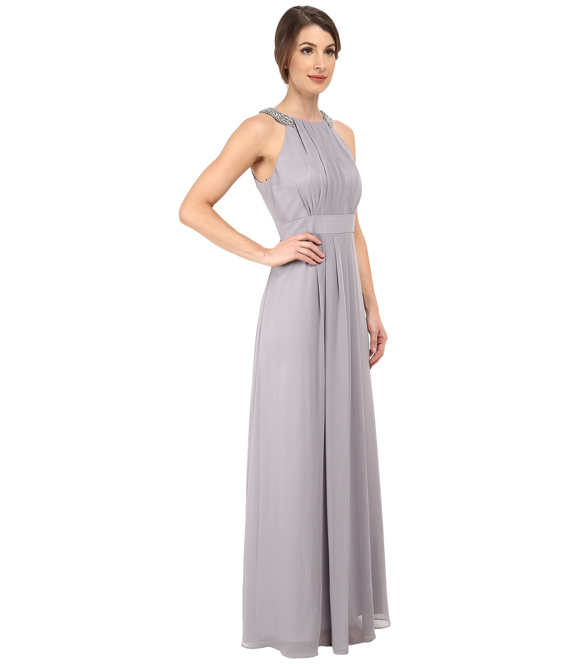 eliza j silver dress