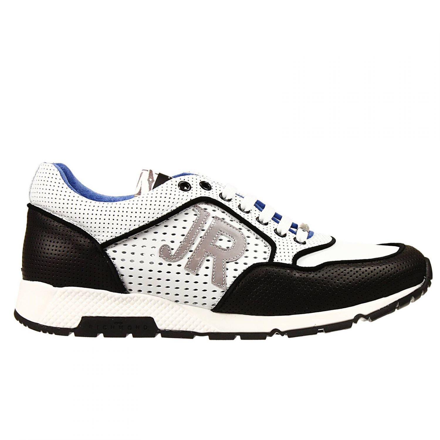 Lyst - John richmond Vimp Lasered Leather Sneakers Shoes ...
