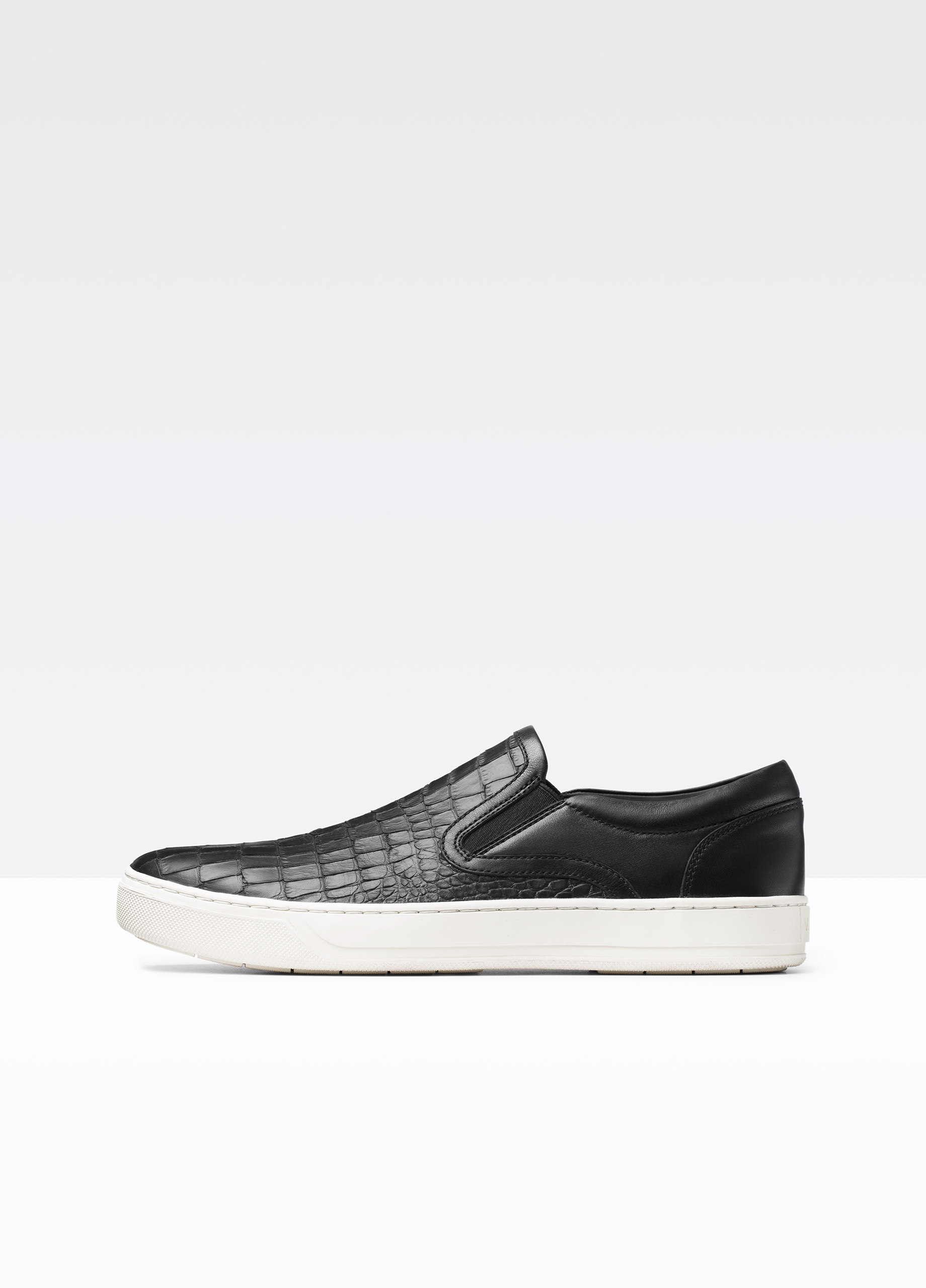 crocs black slip on