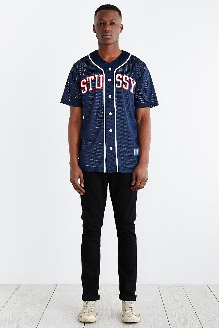 baseball jersey stussy