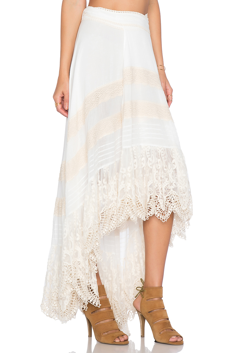 peasant skirt white