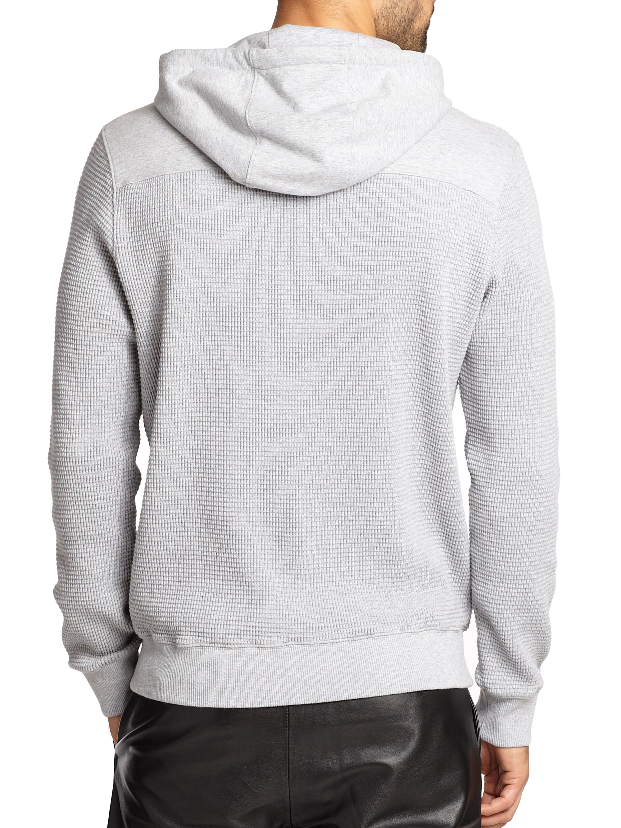 michael kors waffle knit hoodie