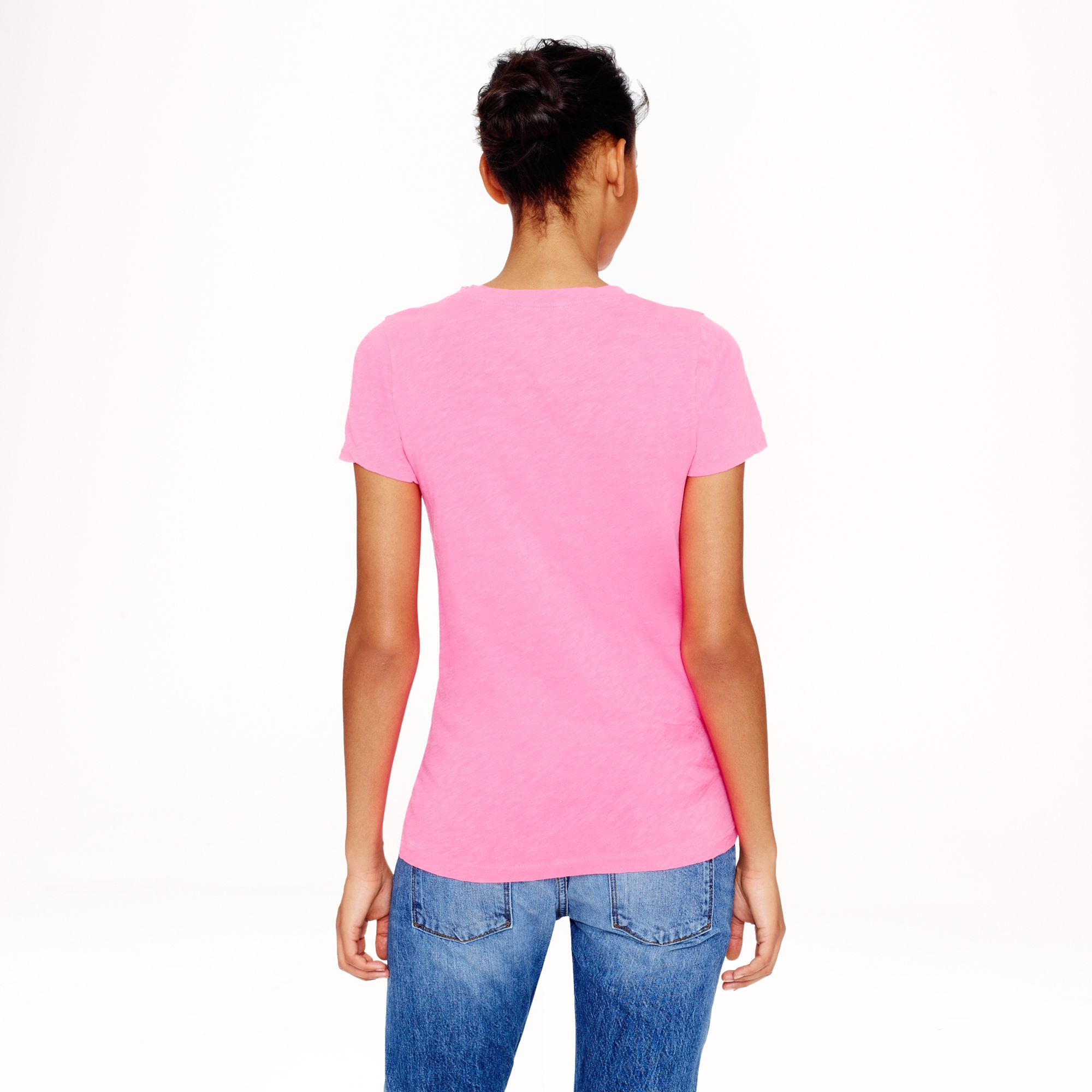 Lyst - J.Crew Vintage Cotton Tee in Pink