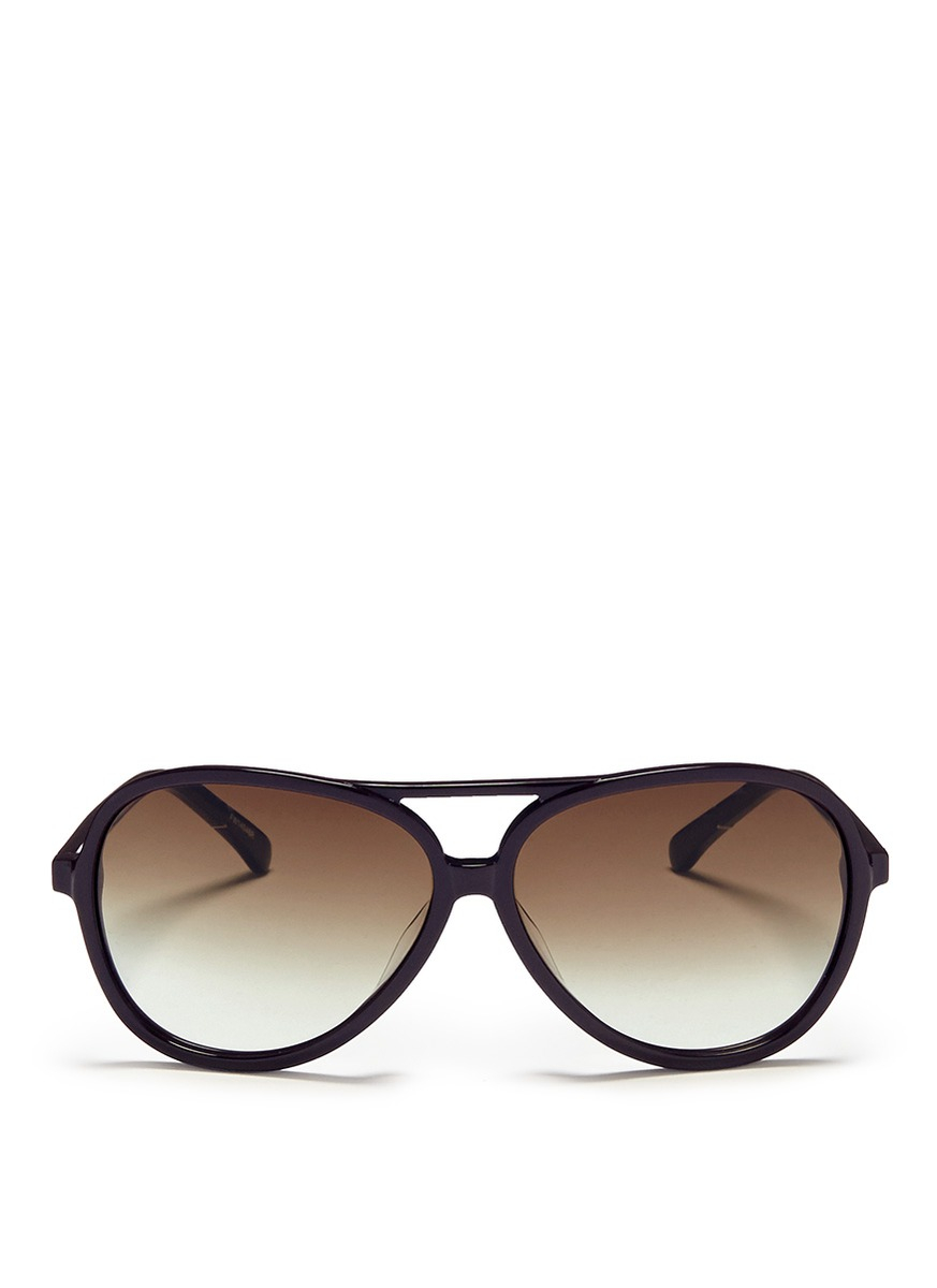 Lyst Blanc & eclare 'hong Kong' Acetate Aviator Sunglasses