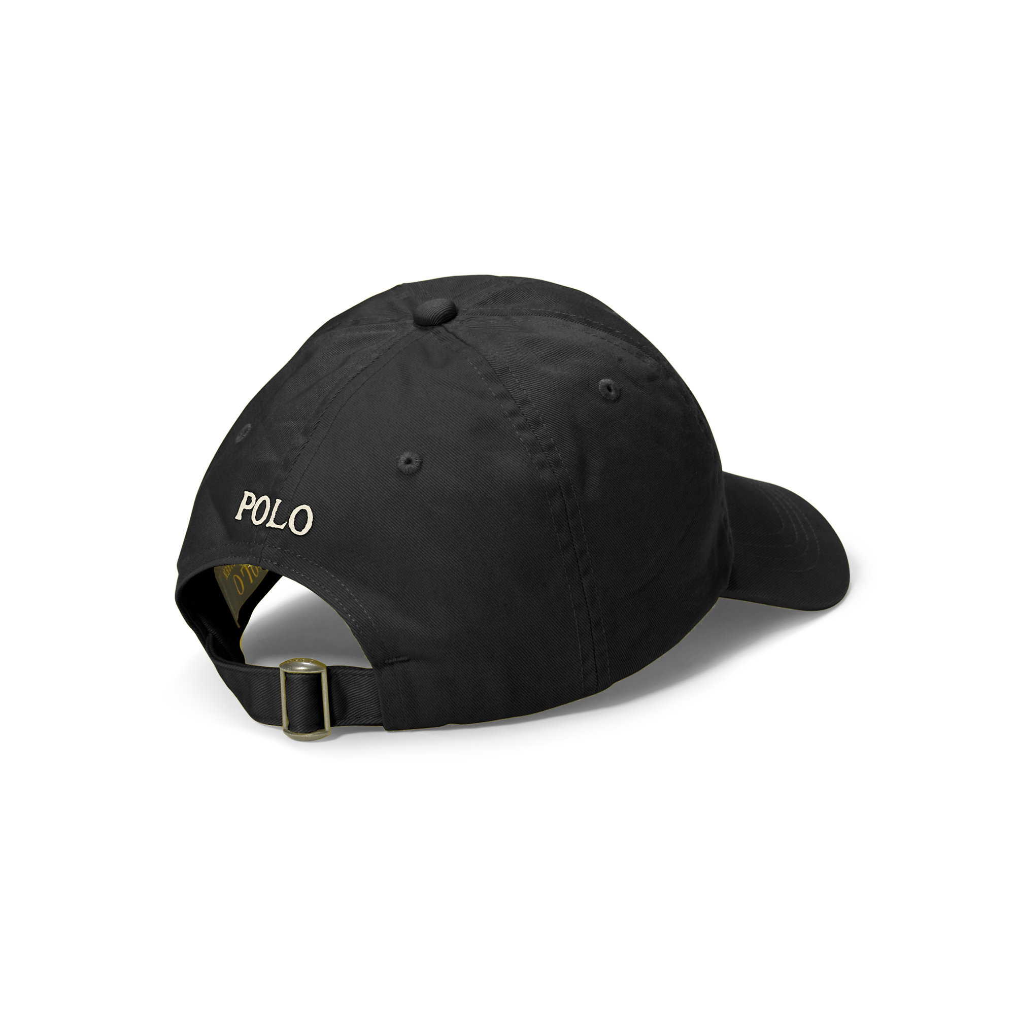 ralph lauren black cap white logo