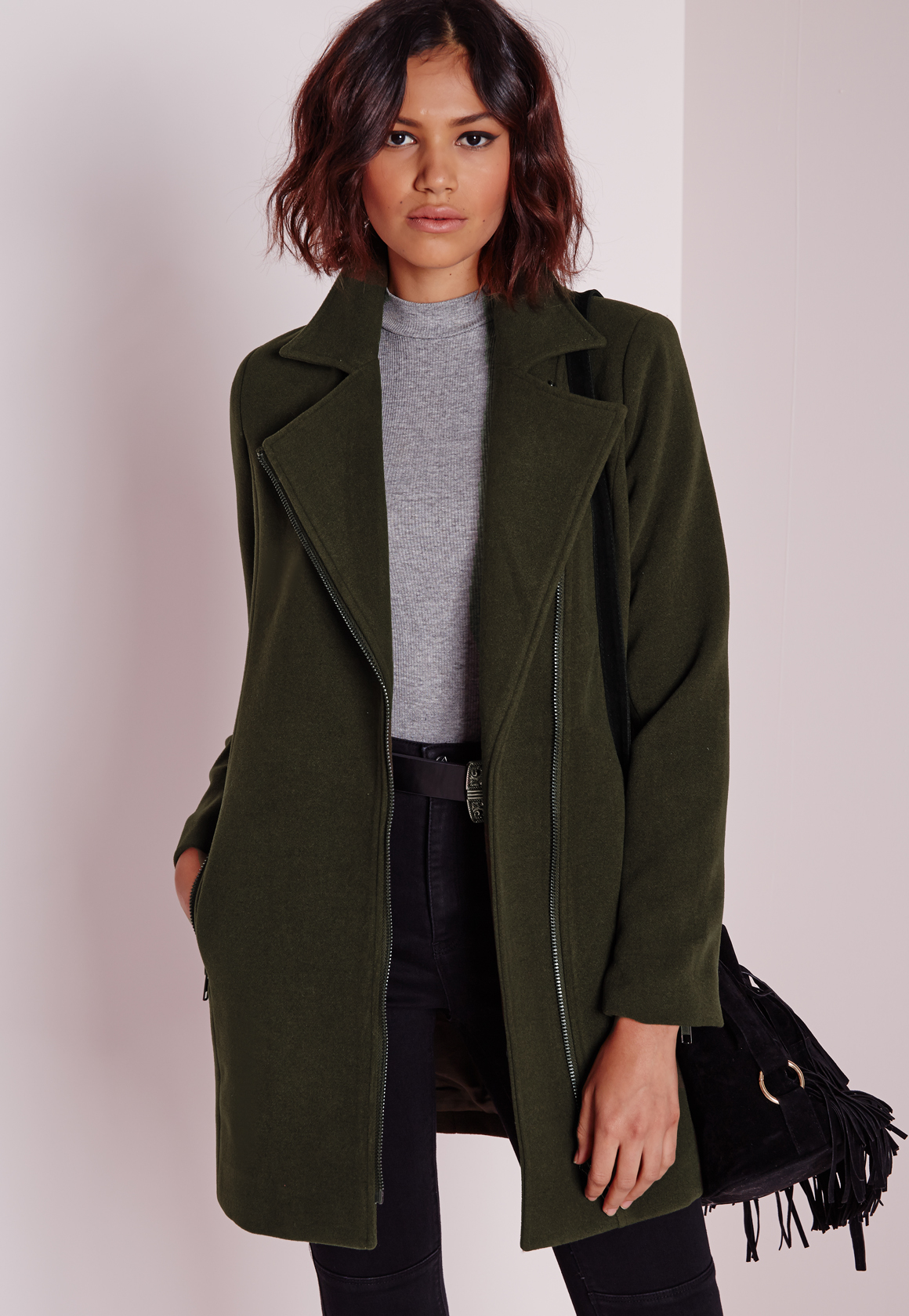 Khaki Wool Coat Womens Hotsell, 56% OFF 