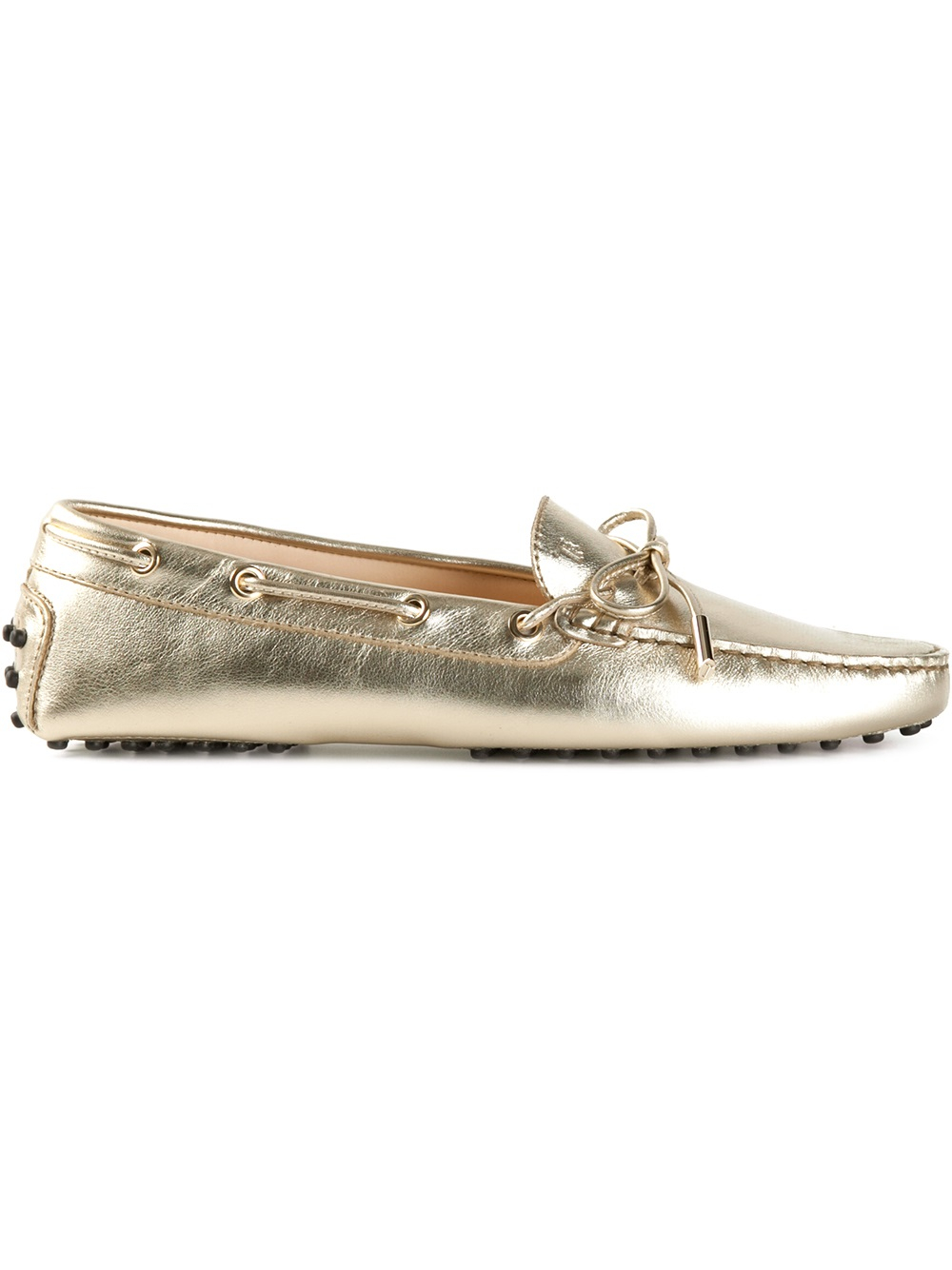 Classic Driving Shoes in Metallic - Lyst