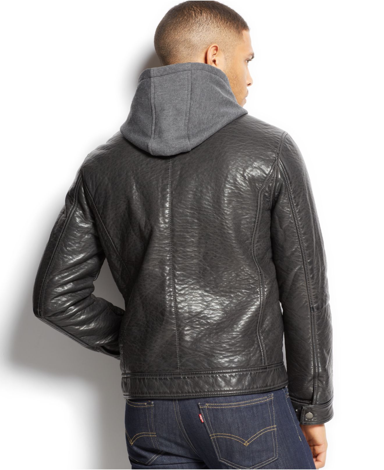 faux leather jackets for men big and tall