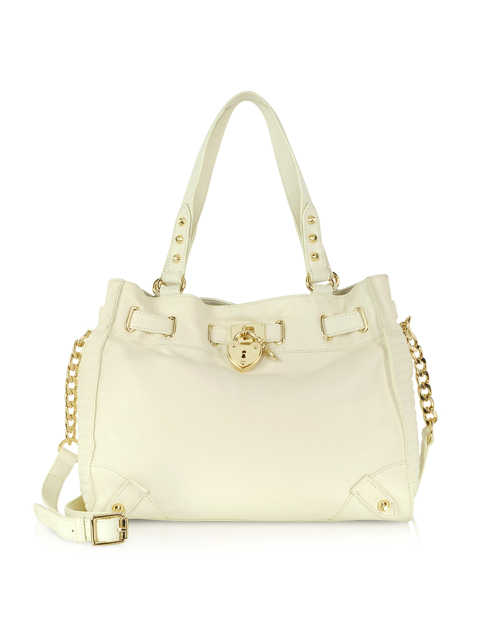 Juicy Couture Robertson Leather Daydreamer Tote in Beige (Ivory) | Lyst