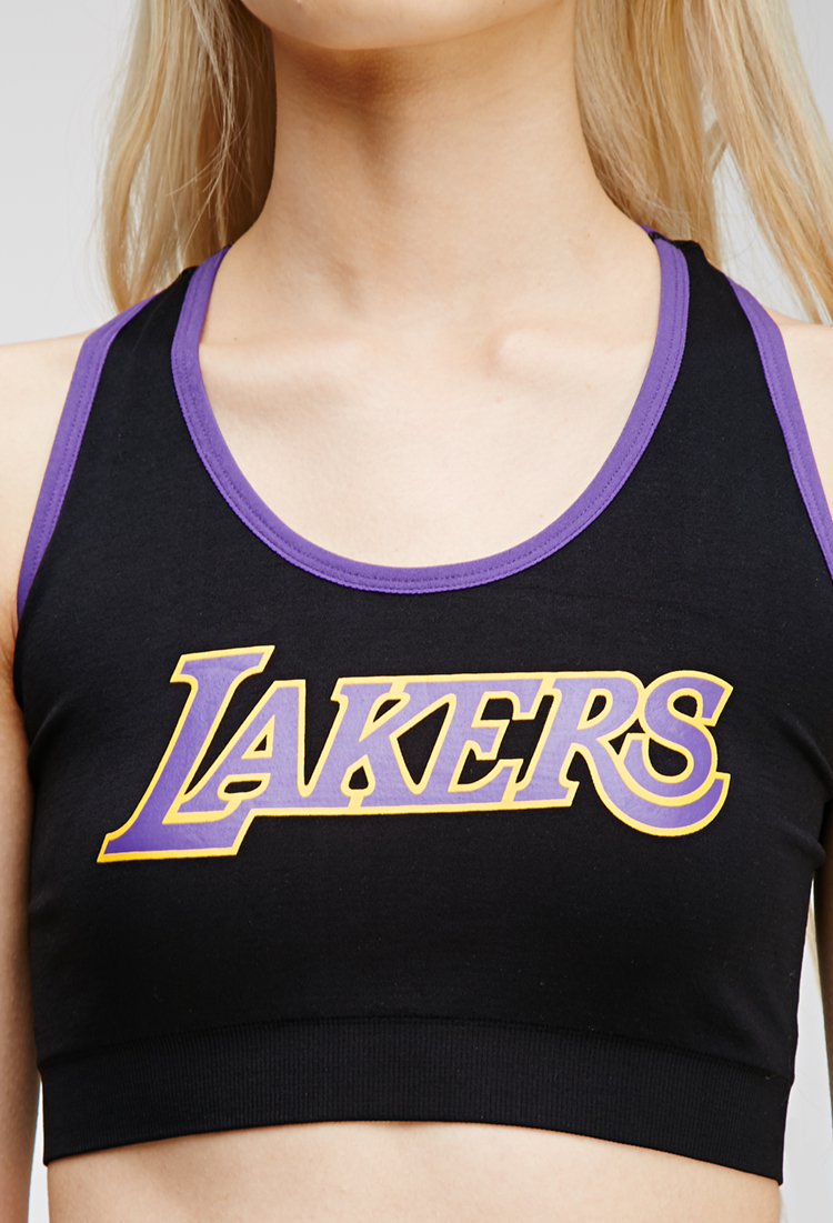 lakers sports bra