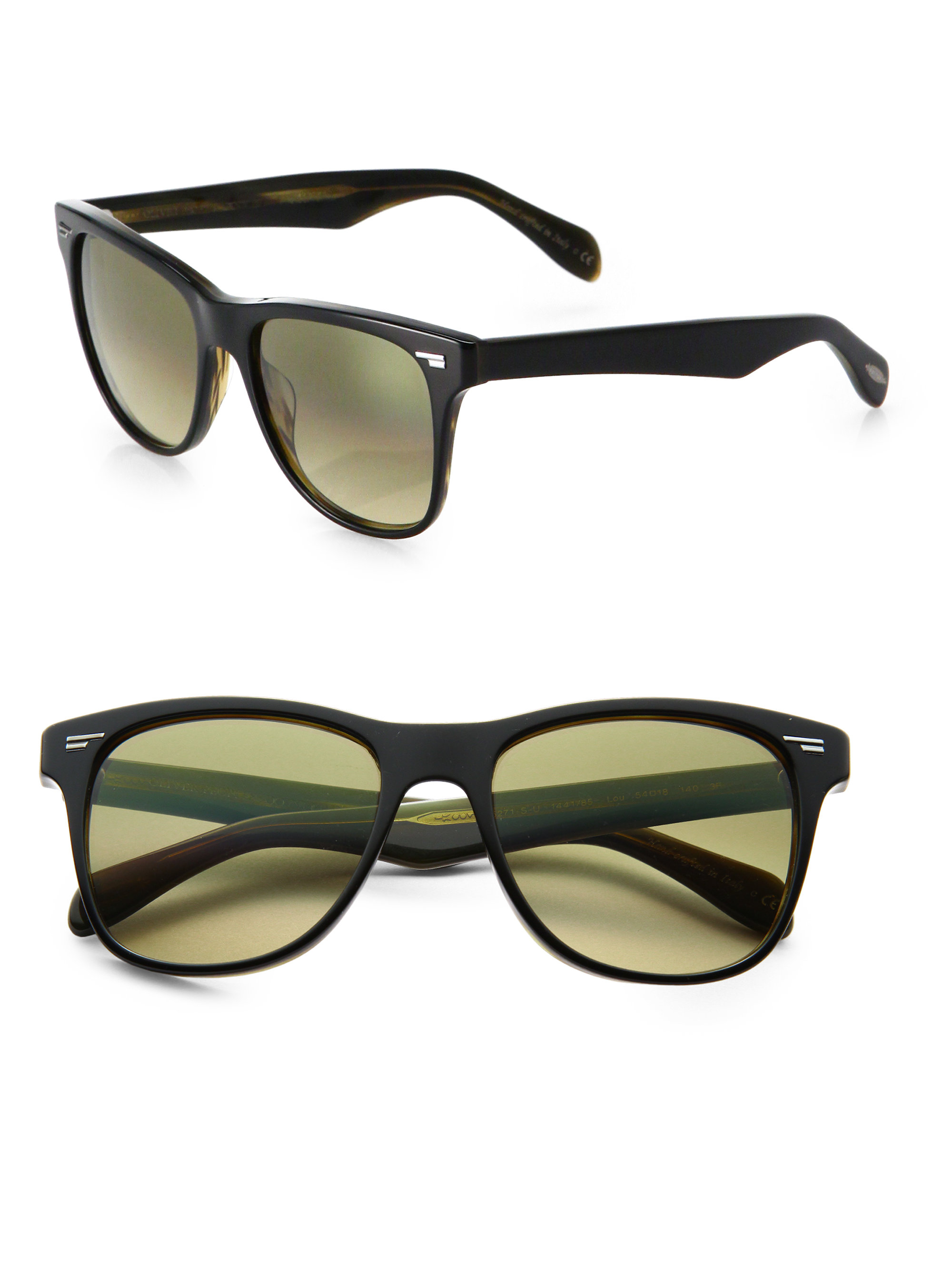 oliver peoples black sunglasses