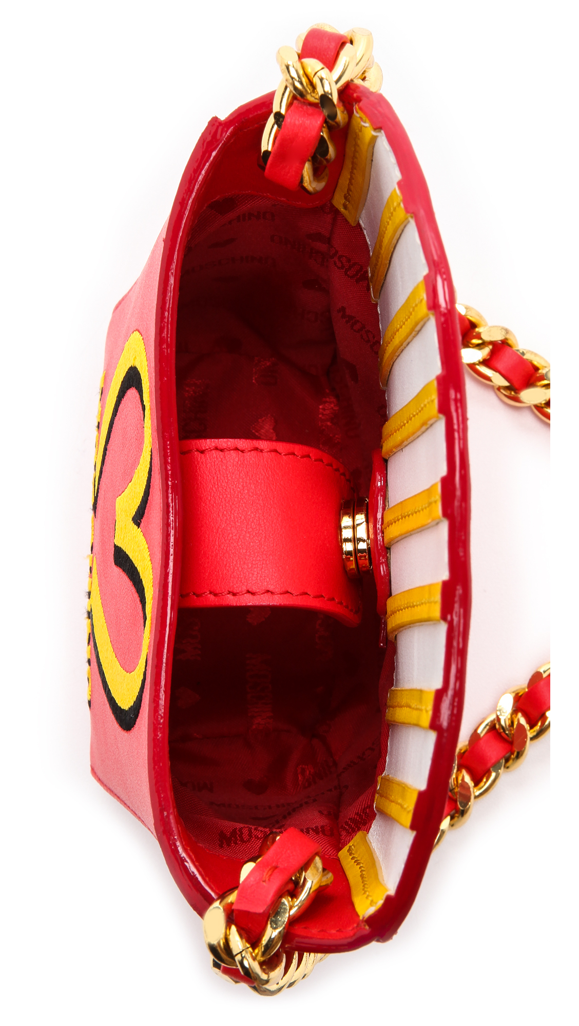 Moschino French Fry Bag - Red Multi