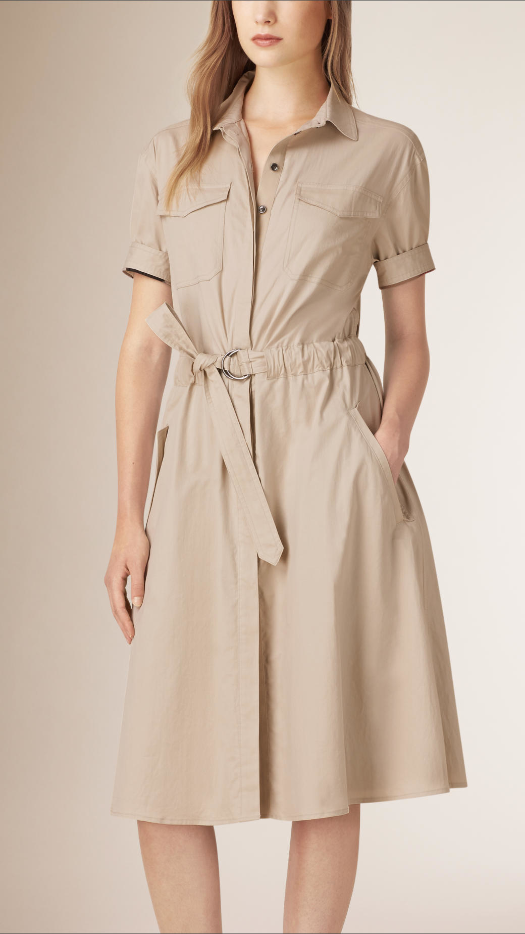 military shirt dress