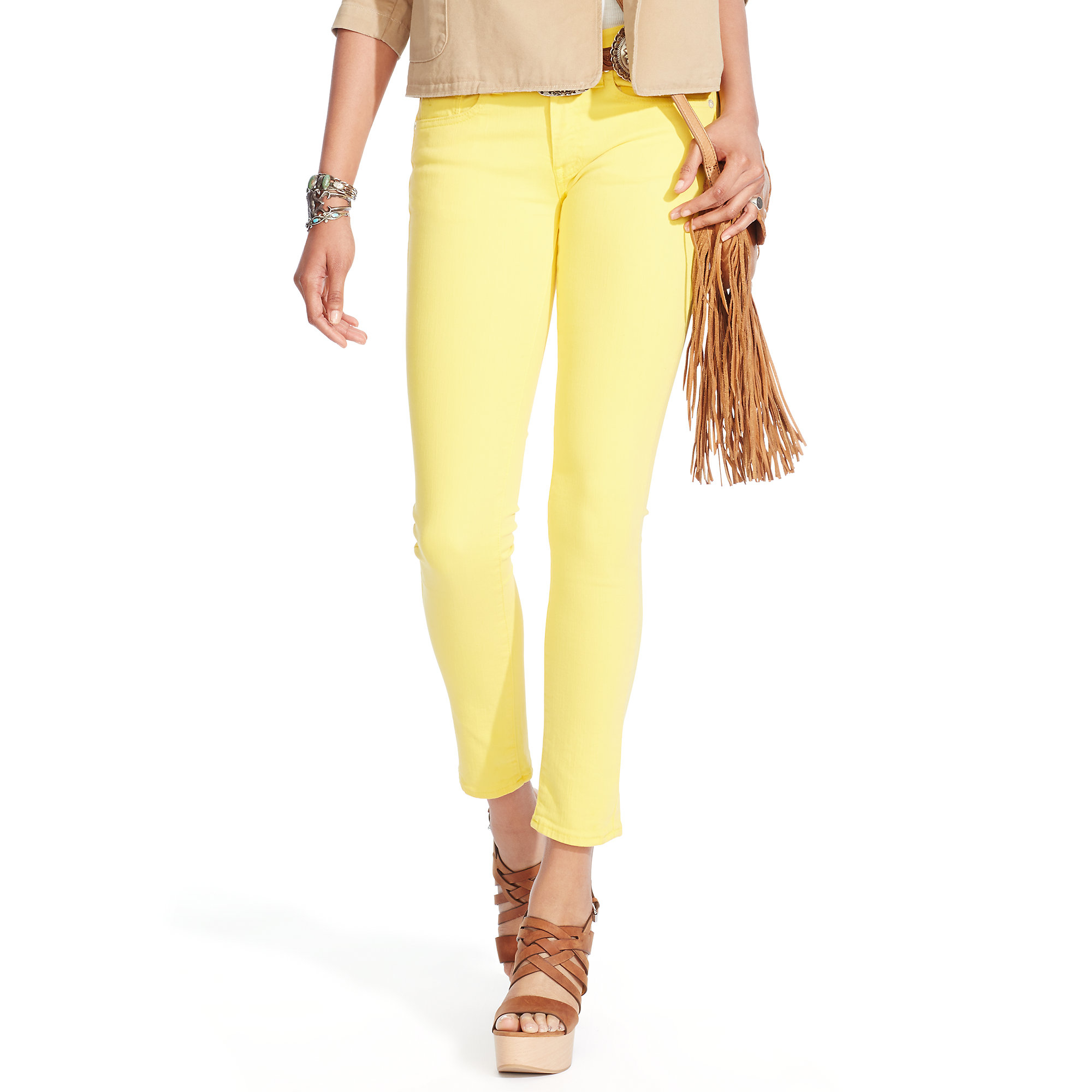 ralph lauren yellow jeans