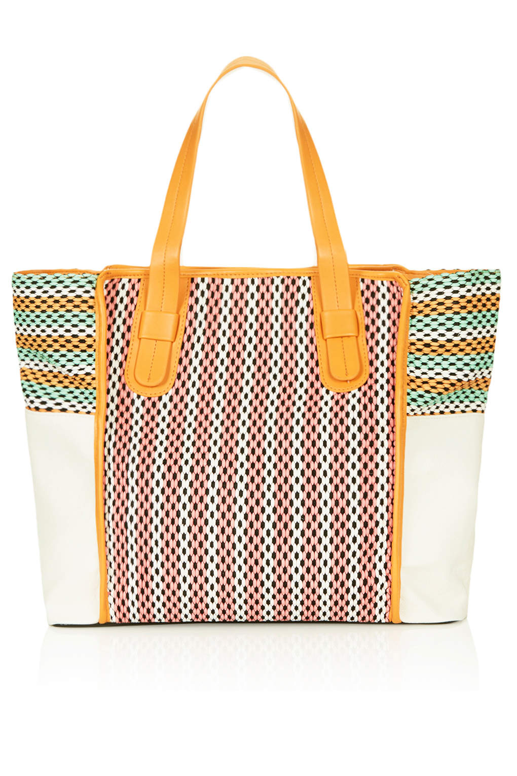 Lyst Woven Straw Tote
