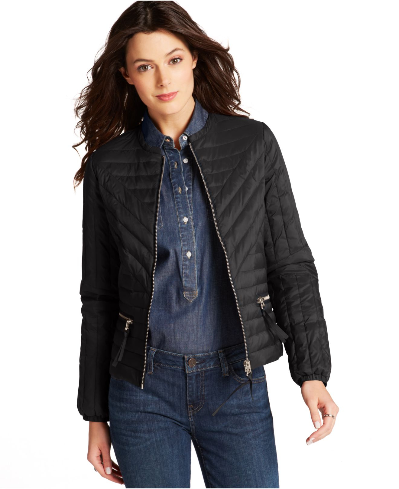 tommy jeans quilted coat