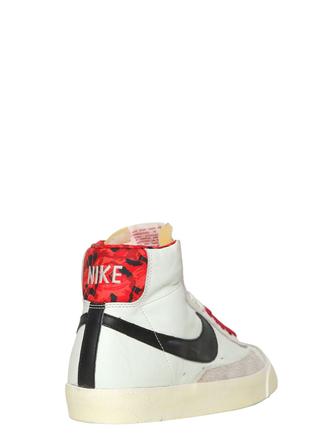 Nike Blazer Mid 77 Premium Vintage Sneakers In White Lyst Nike Blazer Mid 77 Premium Vintage Sneakers In White Lyst