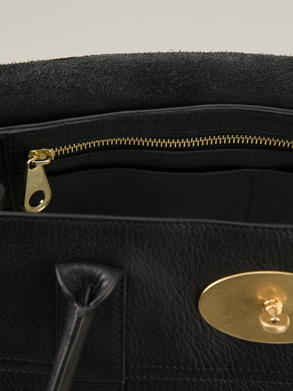 Lyst - Mulberry Bayswater Tote in Black