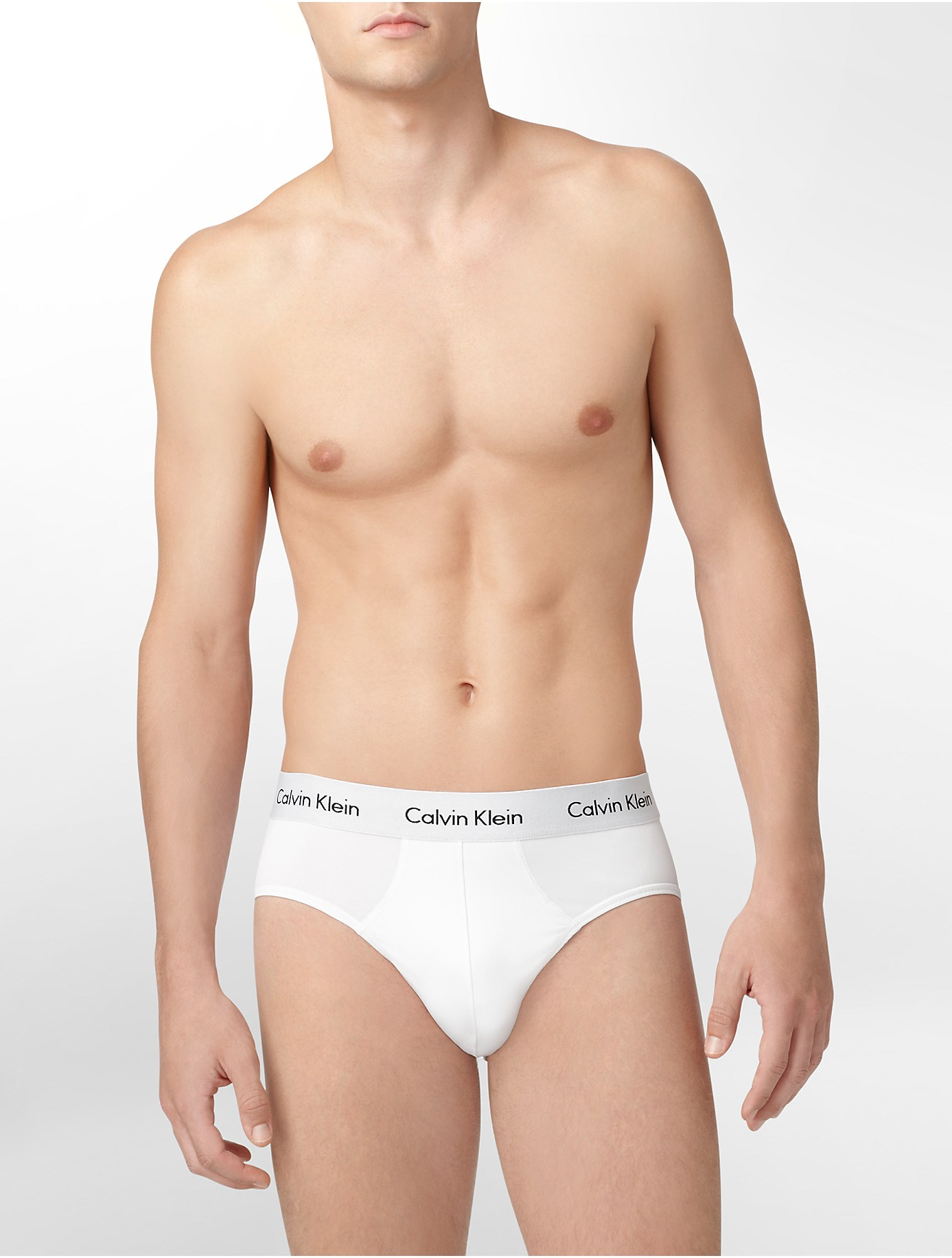 Calvin Klein Underwear Micro Stretch 2 Pack Hip Brief in White for Men -  Lyst