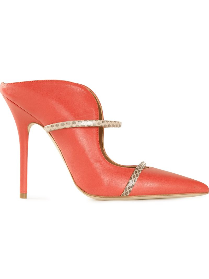 Malone Souliers 'maureen' Mules in Red - Lyst