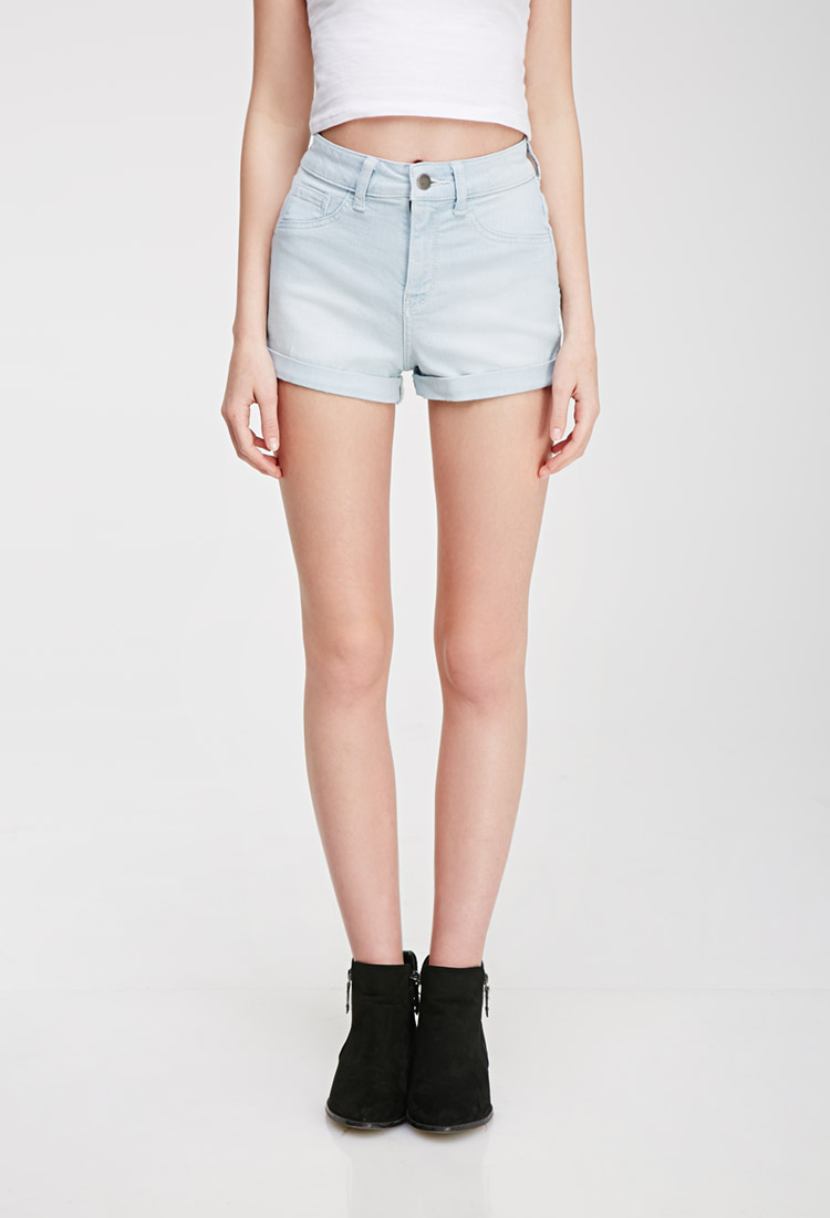 forever 21 high waisted jean shorts