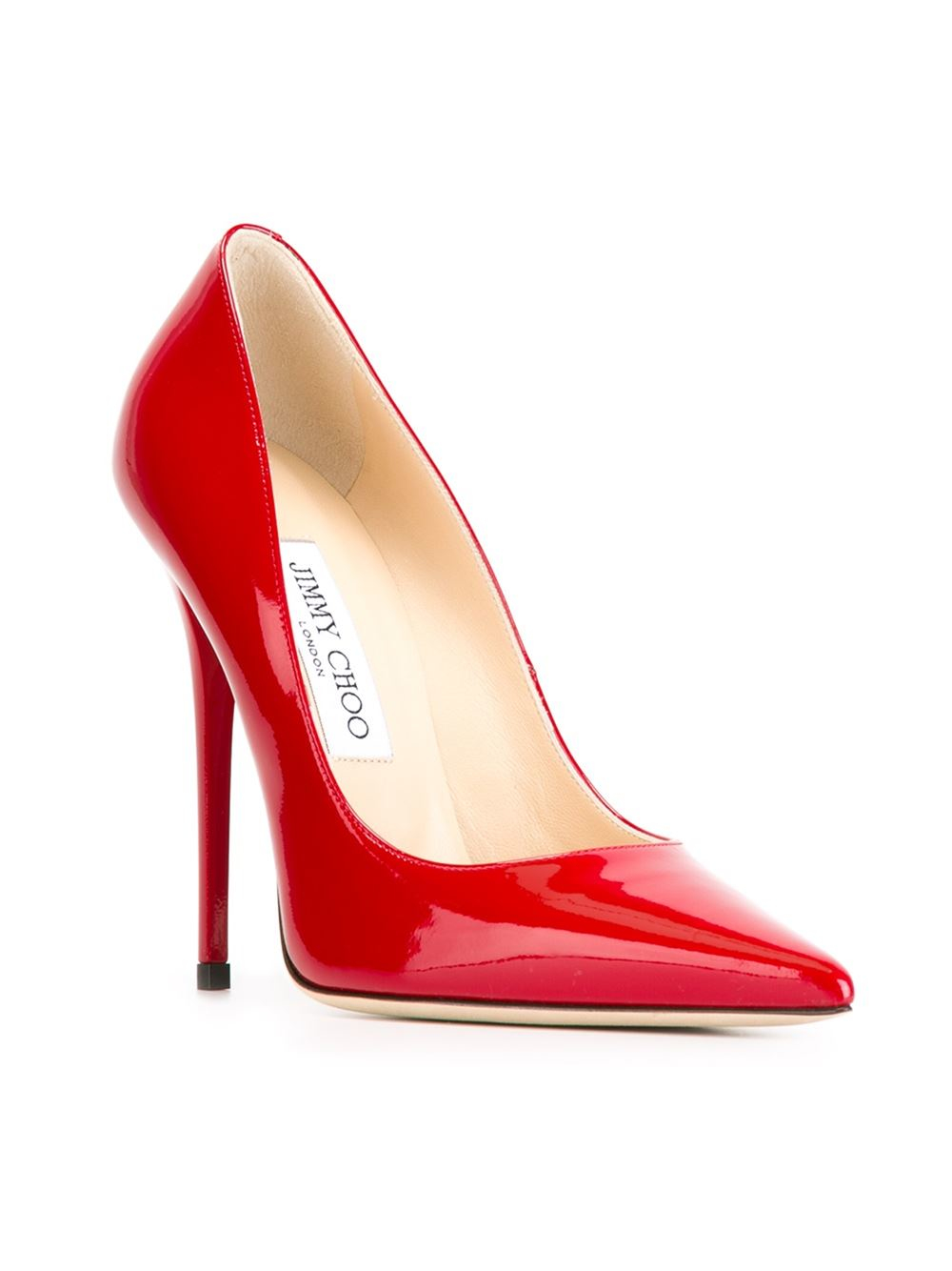 Lyst Jimmy Choo Anouk PatentLeather Pumps in Red