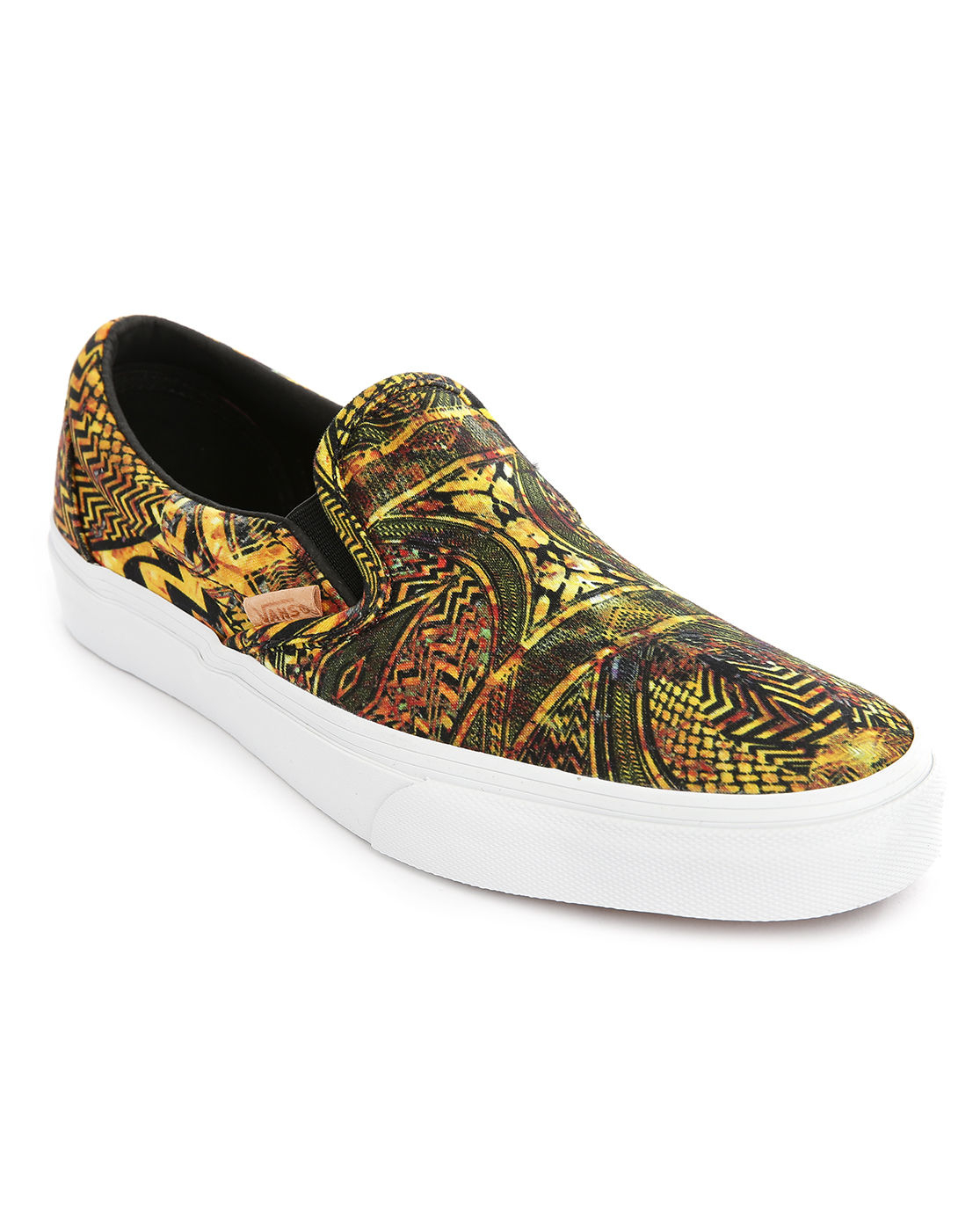 multicolor slip on sneakers