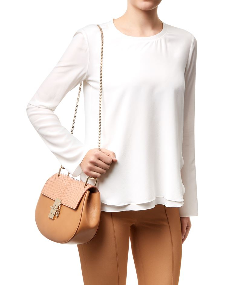 cloe handbag - Chlo¨¦ Drew Small Bicolour Python Shoulder Bag in Pink | Lyst cloe handbag - Chlo¨¦ Drew Small Bicolour Python Shoulder Bag in Pink | Lyst