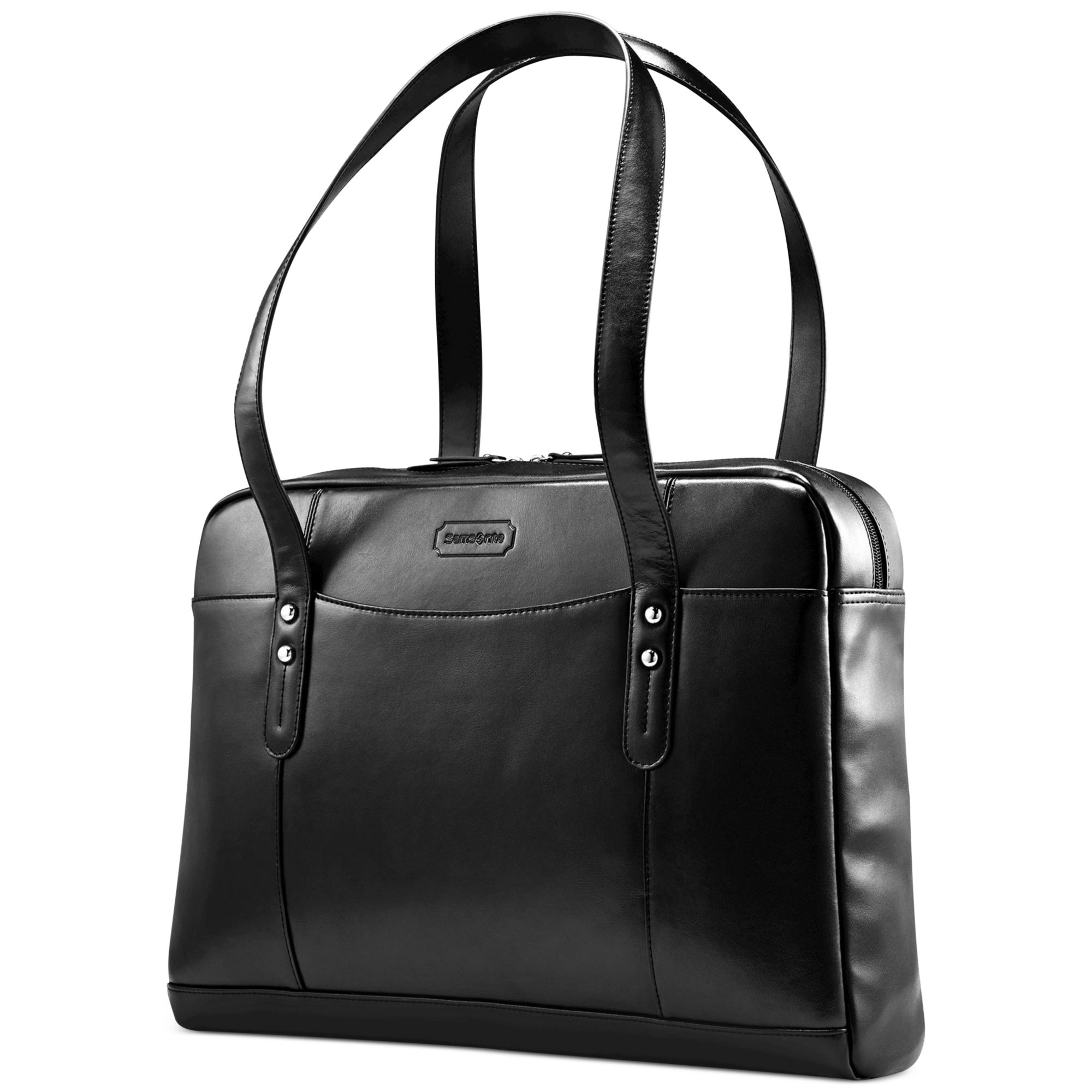 samsonite leather briefcase