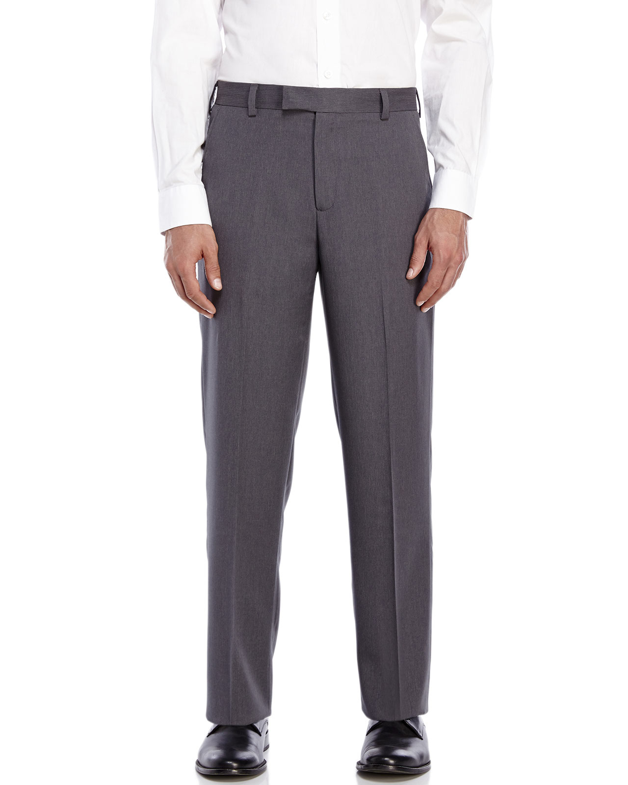 Kenneth Cole Reaction Vertical Texture Dress Pants in Grey (Gray) for ...