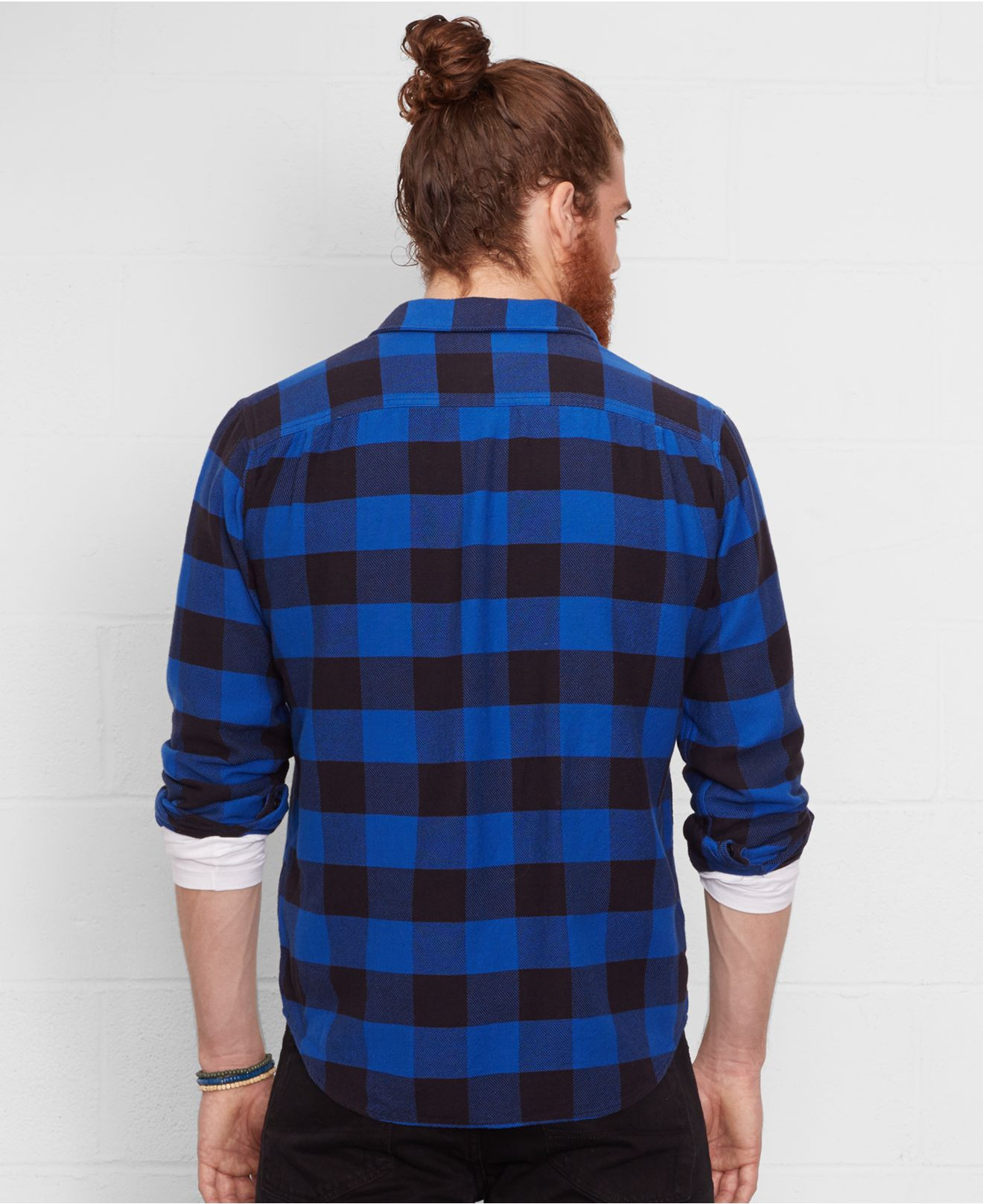 Denim & Supply Ralph Lauren Plaid Flannel Shirt in Blue for Men - Lyst