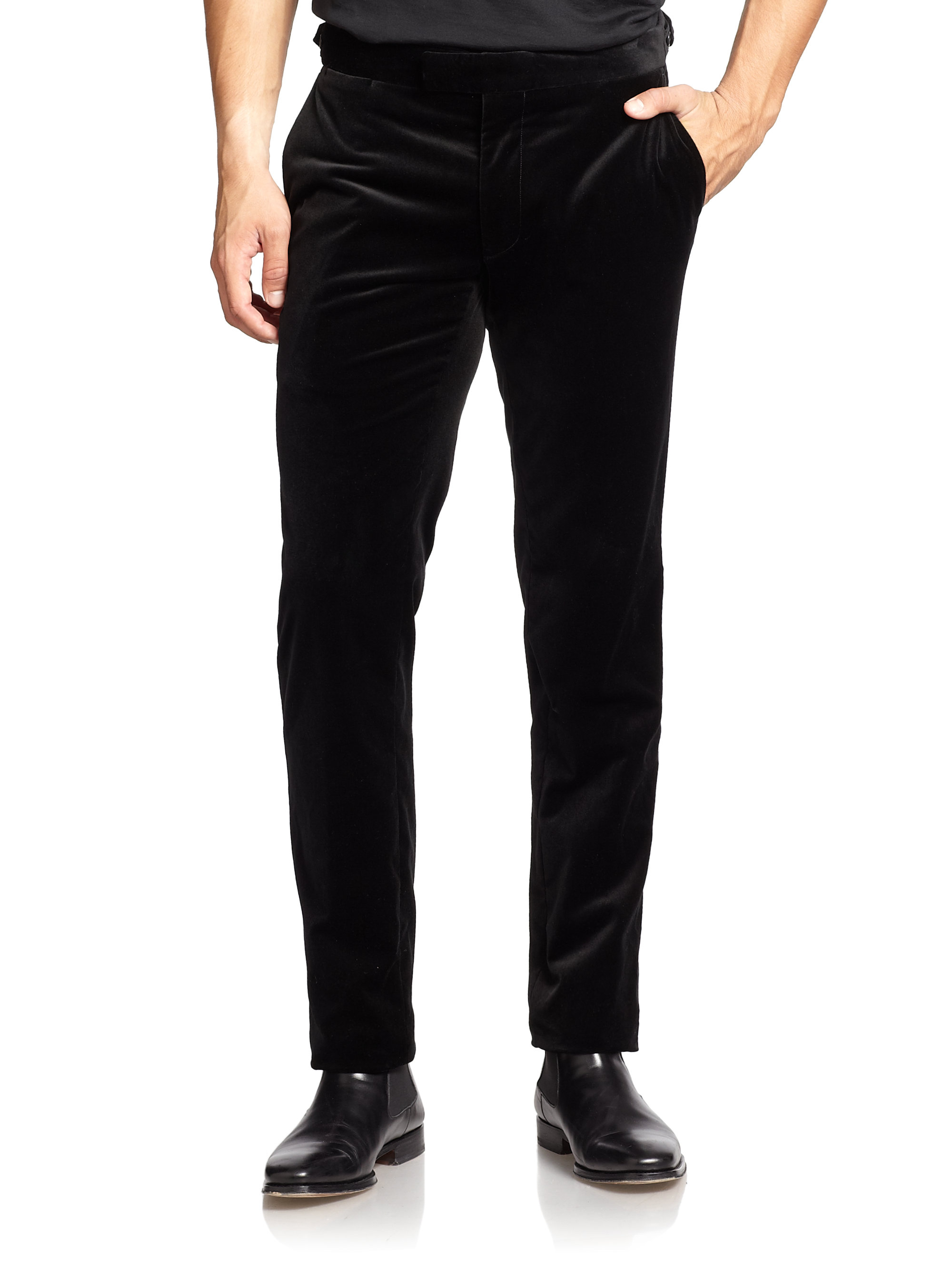 ralph lauren velvet pants