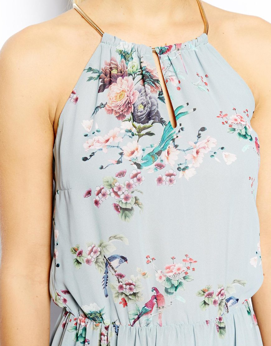 oasis floral maxi dress