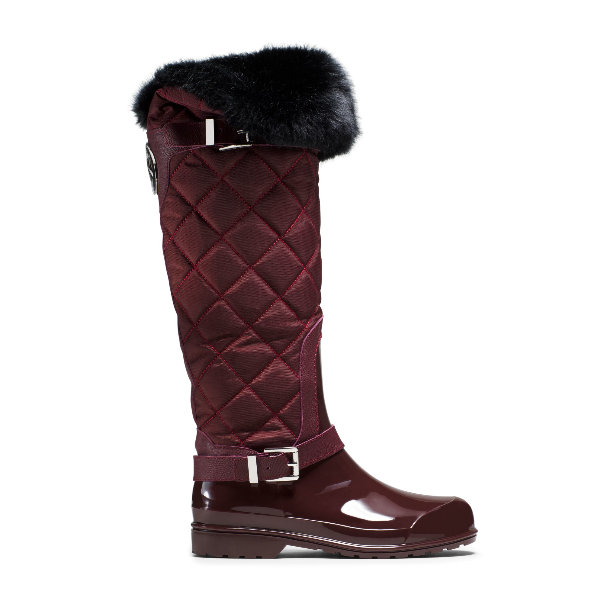 michael kors fulton quilted boots