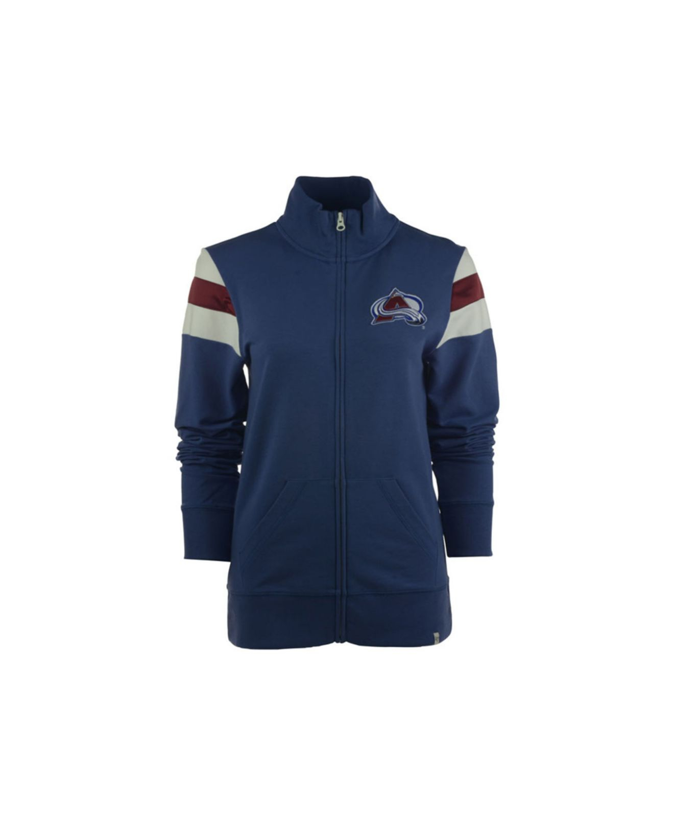 47 Brand Women'S Colorado Avalanche Crossover Track Jacket in Blue