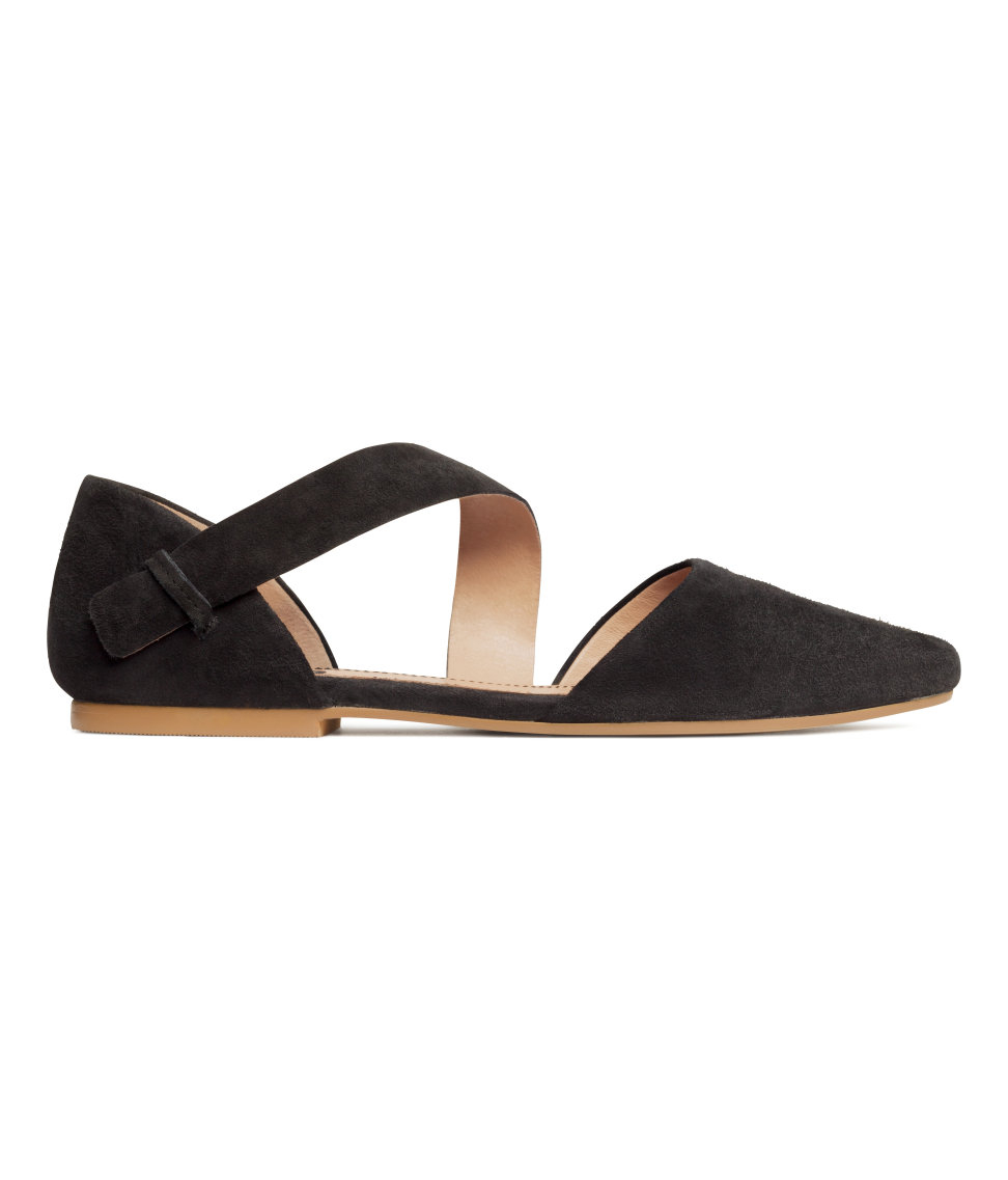 h and m sandals h m suede sandals in black lyst h and m sandals h m suede sandals in black lyst