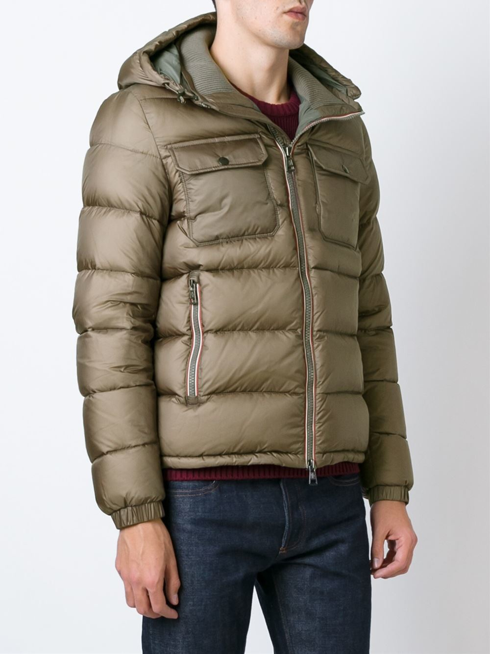 Moncler 'demar' Padded Jacket in Grey 