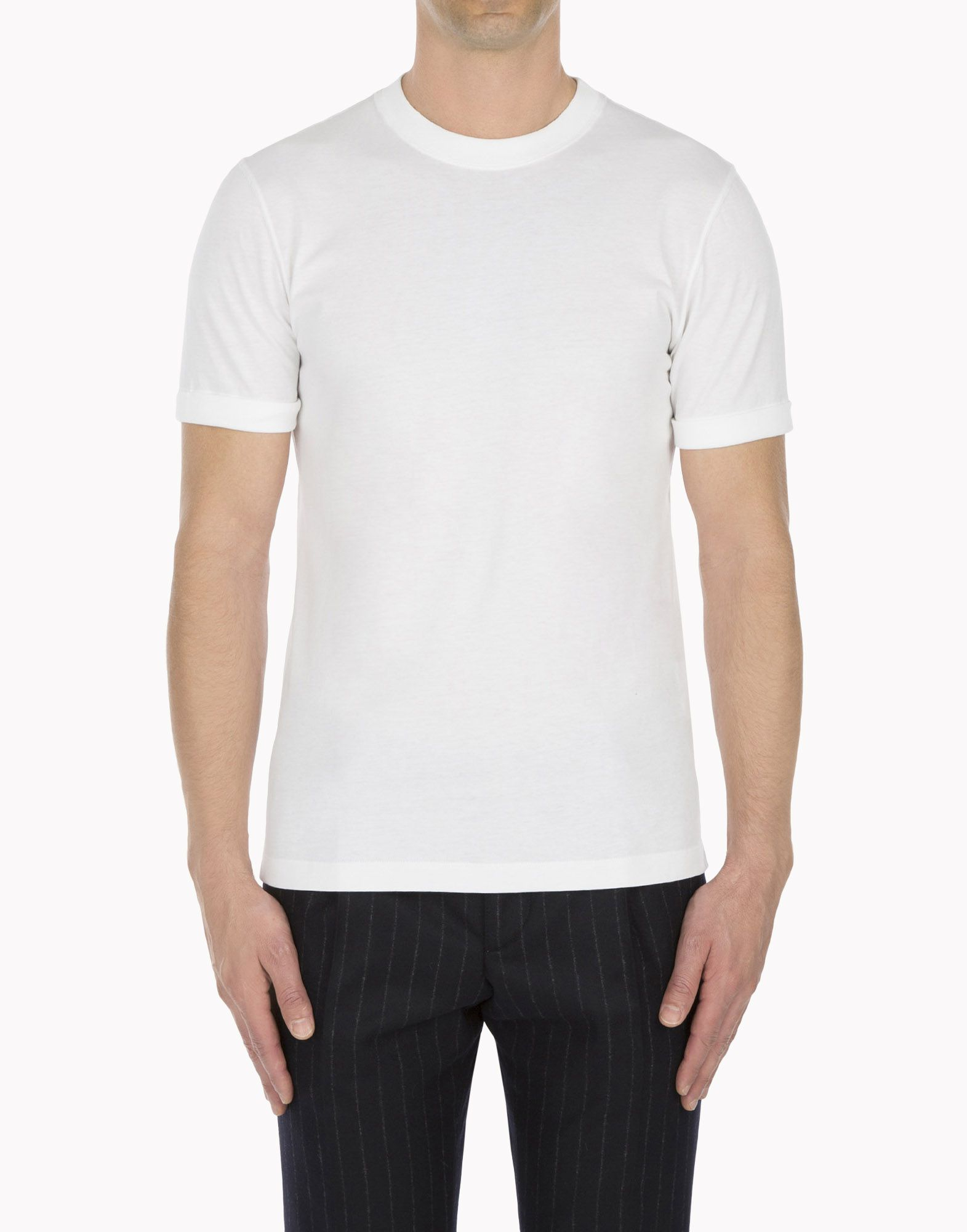 Brunello cucinelli Short Sleeve T-shirt in White for Men | Lyst