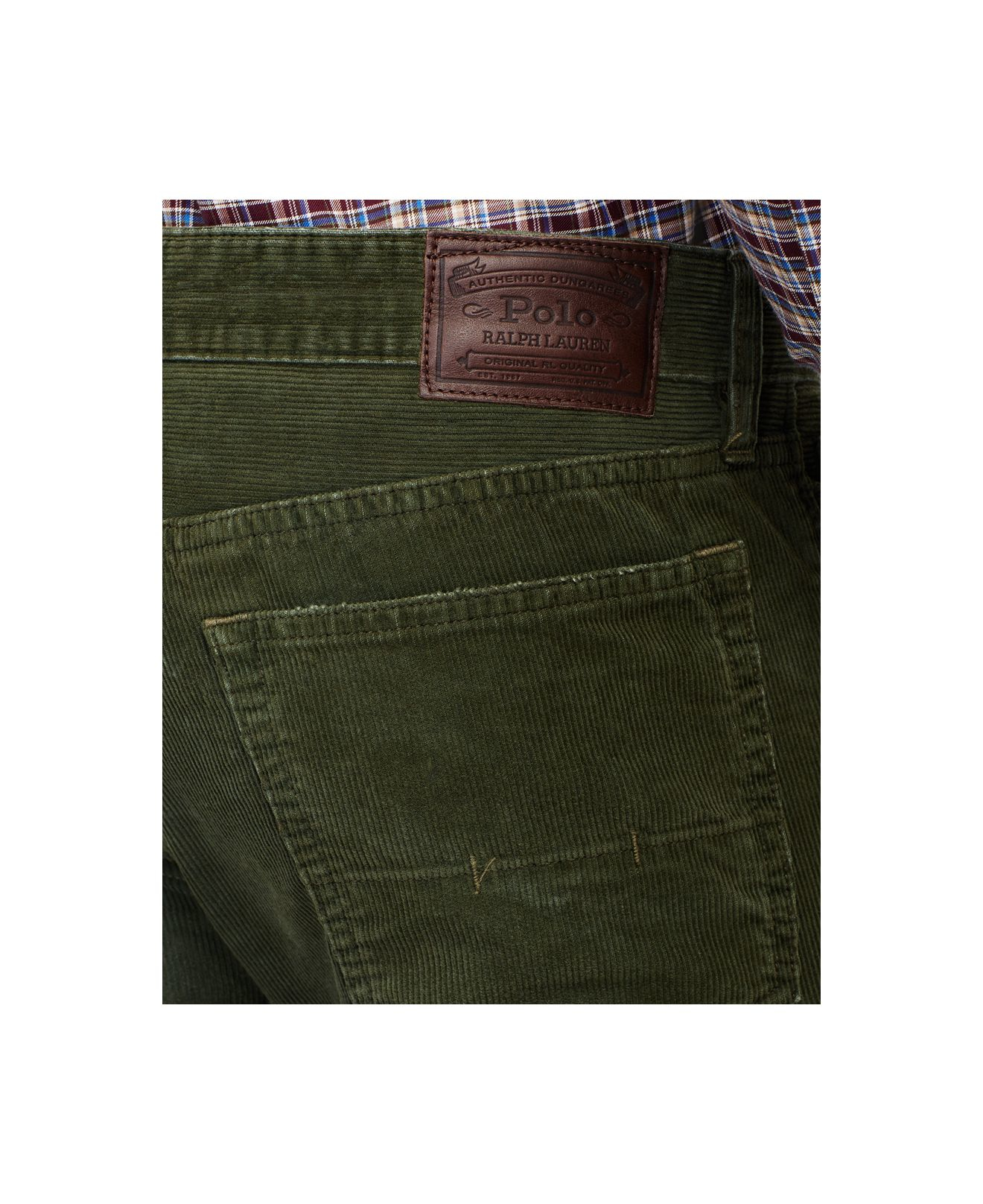 polo ralph lauren men's varick slim straight corduroy pants